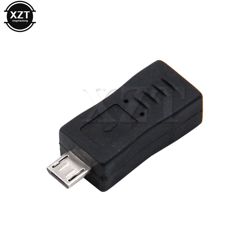 2 Stks/partij Mini Usb Male Naar Micro Usb Vrouwelijke B Type Charger Connector Adapter
