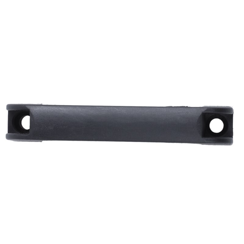 Door Cabinet Black Plastic Rectangular Pull Handle 5.2"