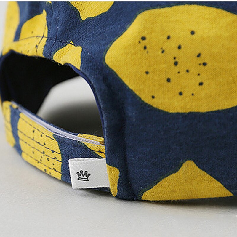 Summer Lemon Fruit Baby Hat Soft Cotton Baby Boy Girl Baseball Cap Outdoor Infant Toddler Sun Hat
