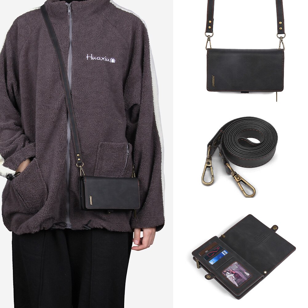 Brieftasche Schulter Tasche Handy Fall Für iPhone 6 6S Plus