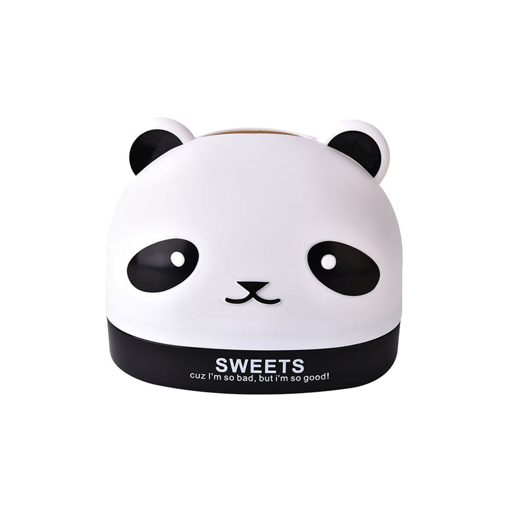 Panda Cartoon Doos, tissue Doos Desktop Papier Buis Huishouden Papieren Handdoek Servet Doos 16.5*14.5*11Cm