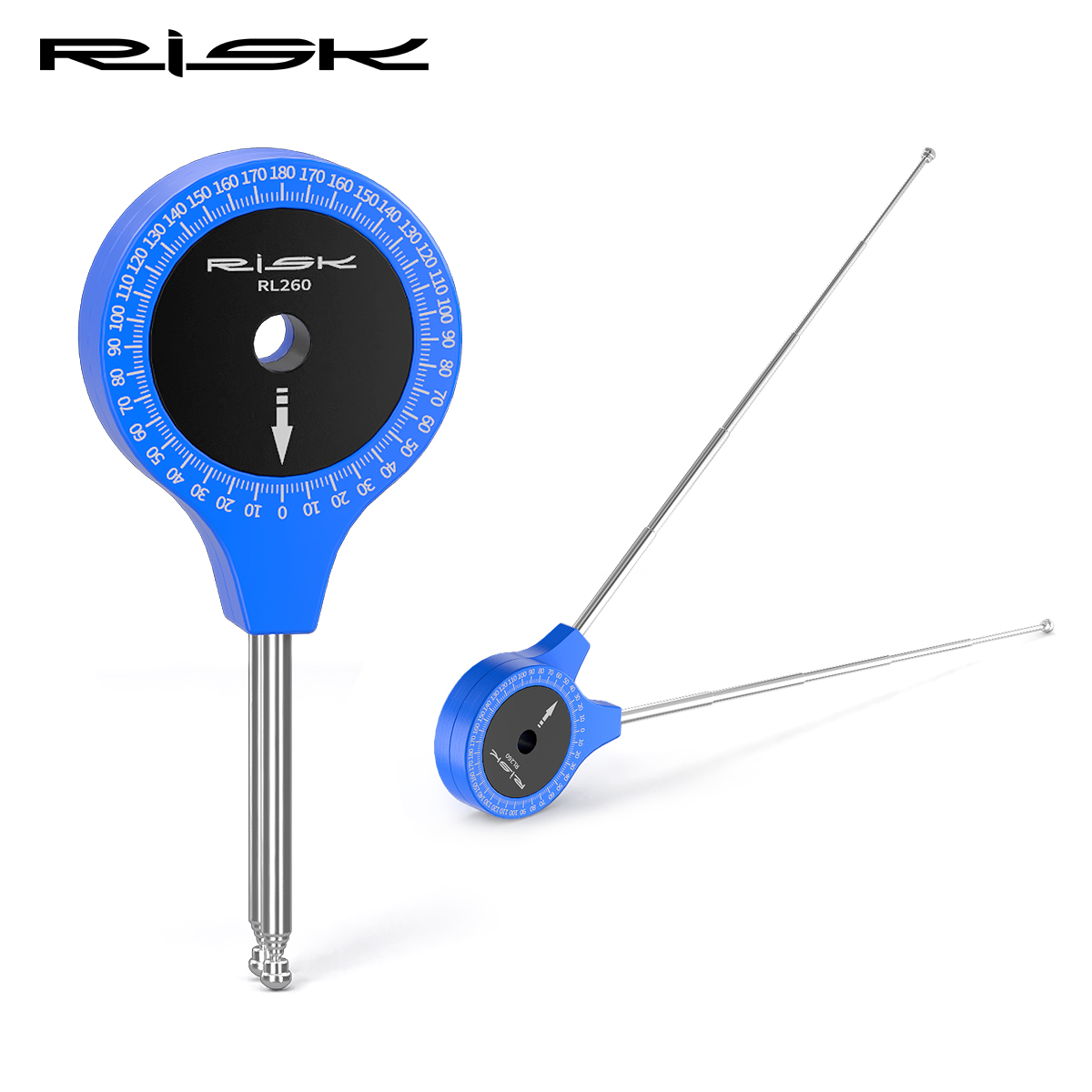 Fahrrad Radfahren Teleskop Winkelmesser Winkelmesser Lineal Goniometer 360° ° 36 cm Fahrradverschraubung Gelenk Winkelmesser Reiten Messwerkzeug