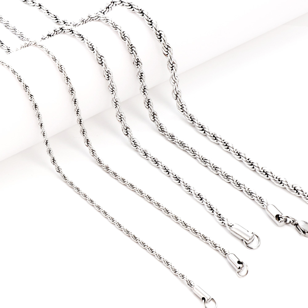 ASON-cadenas de Color dorado inoxidable para mujer, collar de cadenas de serpiente de acero inoxidable de 1-5mm, joyería de cuerda giratoria, accesorios de cadenas largas: 70 cm / Verde / Oro oscuro