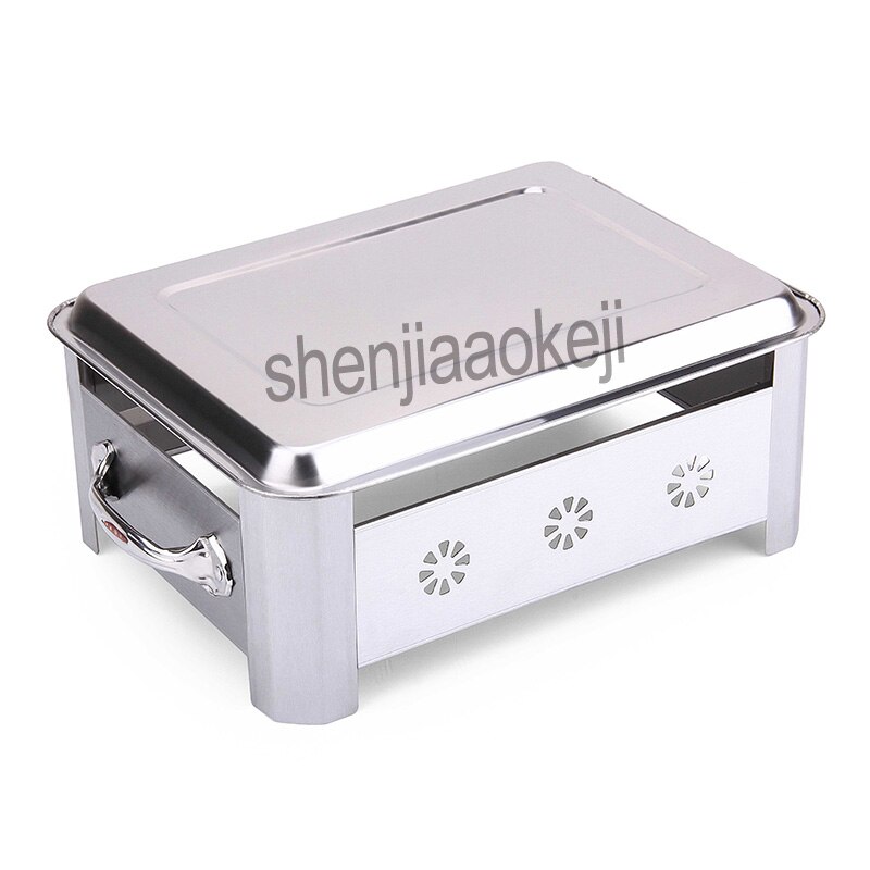 Stainless steel grilled fish stove thicken hotel commercial Grilled fish furnace carbon roasted charcoal alcohol grill fish oven