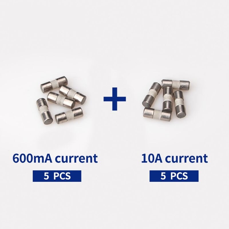 Fusible en céramique 20 pièces pour multimètre Instrument 600mA 10A fusible en céramique britannique 37MD