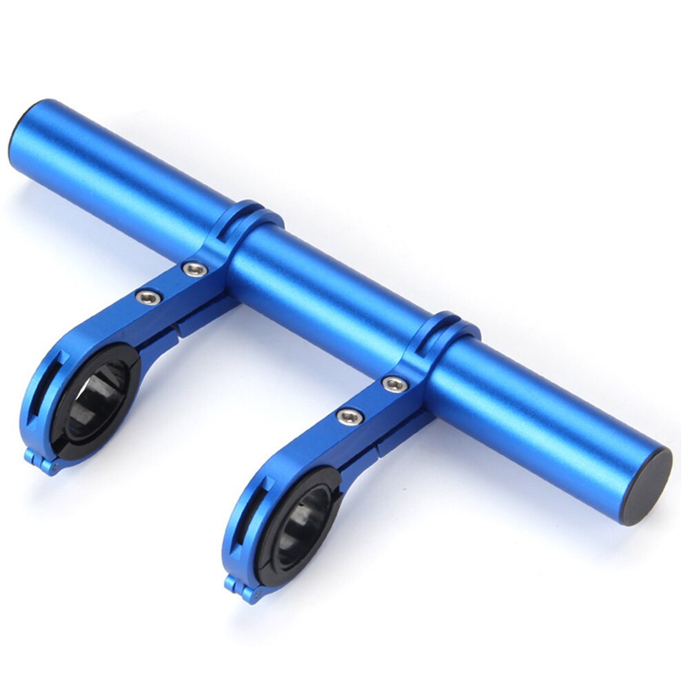 Bike Headlight Clamp Extension Bracket Multifunction Bicycle Handlebar Extender Biking Portable Dustproof Cycling Parts: Blue