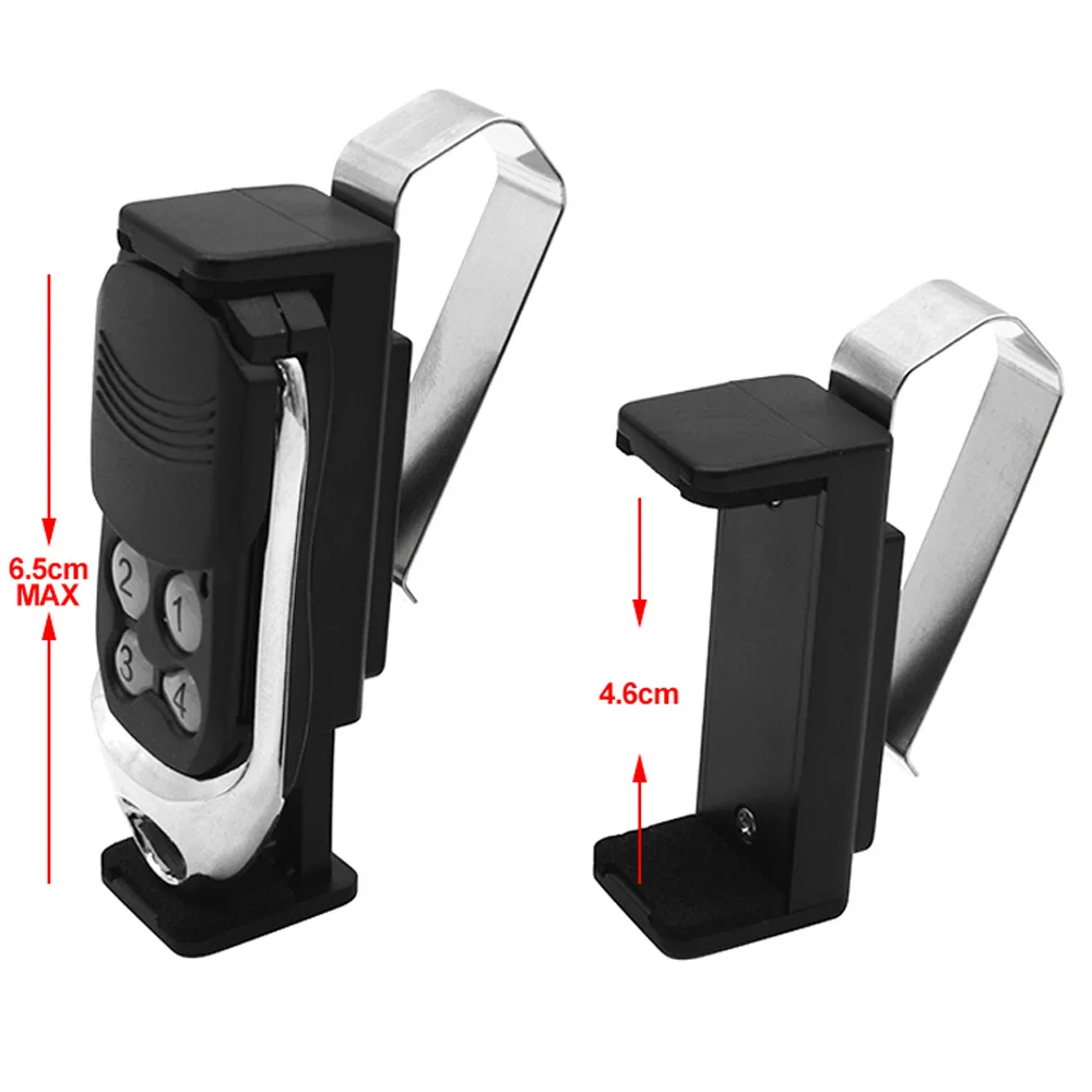 Auto Zonneklep Clip Houder Poort Afstandsbediening 45-67Mm Voor Garagedeur Controle Auto Sleutelhanger Barrière Universele Opener Snelle Installatie