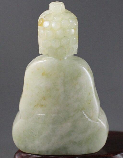 Chinese Handwork Jade Boeddha Hanger Collectie Jade Sakyamuni Boeddha Beelden