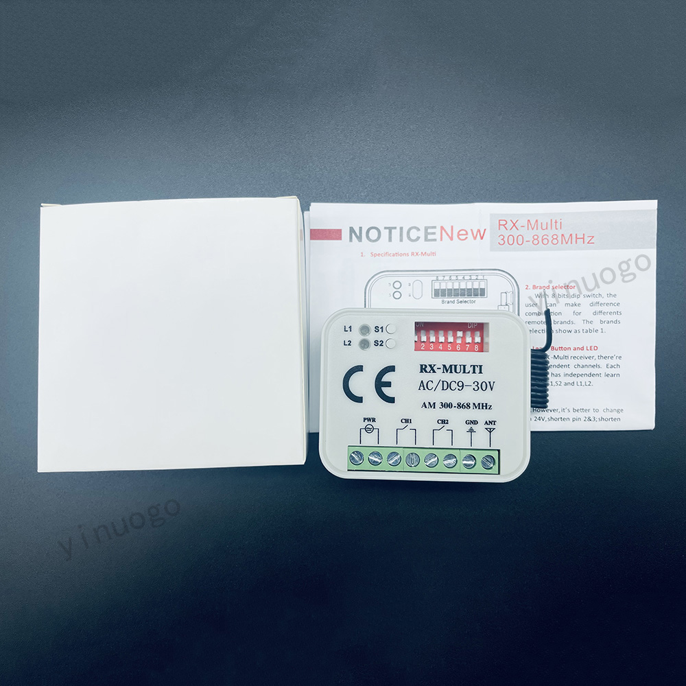 Aprimatic TR2 TR4 TM4 TX2M/4M Garagepoort Afstandsbediening Ontvanger RX-MULTI Ac/DC9-30V 300-868mhz Universele Deur Controle Ontvanger