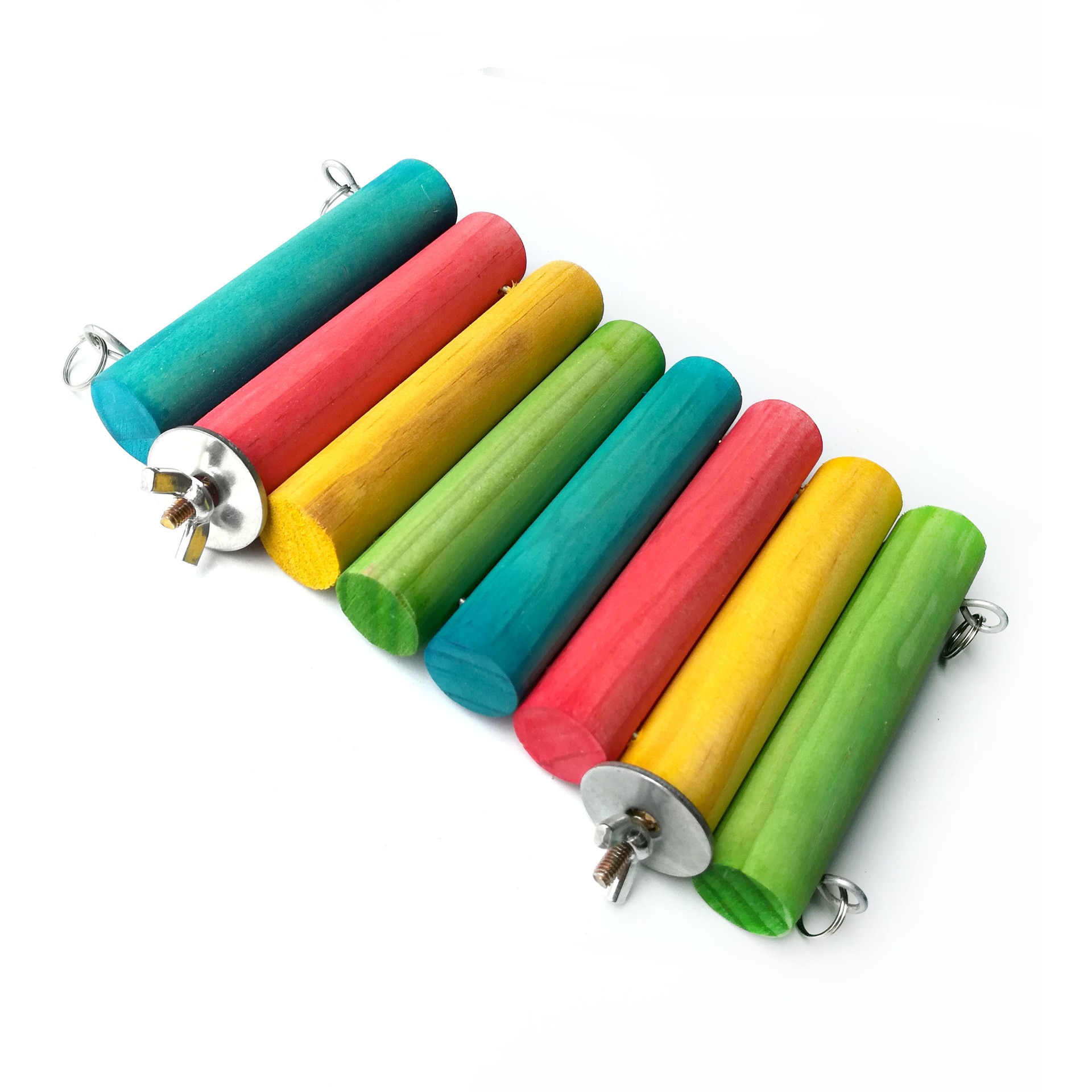 bird parrot pet wooden cage accessories toys logs perched bird cage pet toys