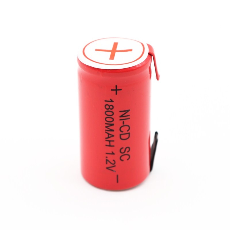 Fikida SC 18650 battery subc battery rechargeable nicd battery replacement 1.2 v accumulator 1800 mah power bank