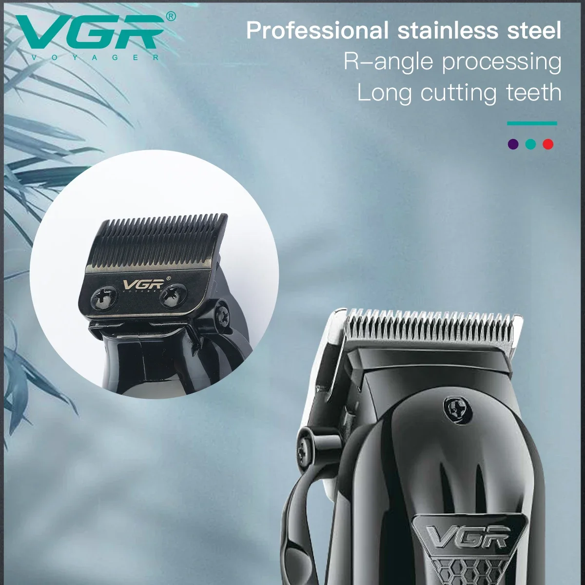 VGR Hair Clipper Hair Cutting Machine Hair Trimmer Adjustable Cordless Rechargeable V 282