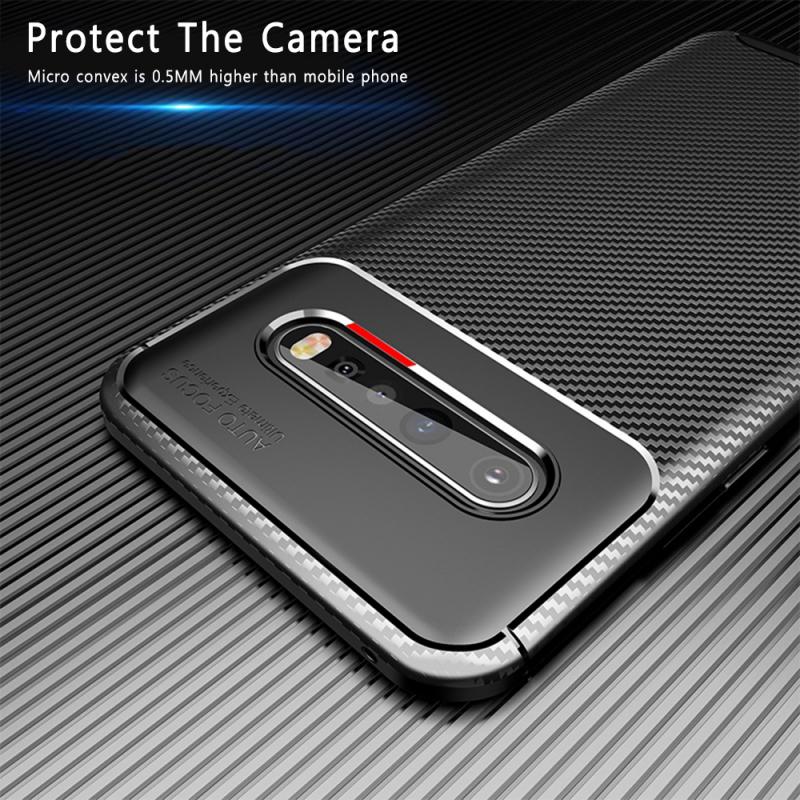 For LG V60 ThinQ 5G Case Ultra Sim Thin Fit Carbon Fiber Phone Cover