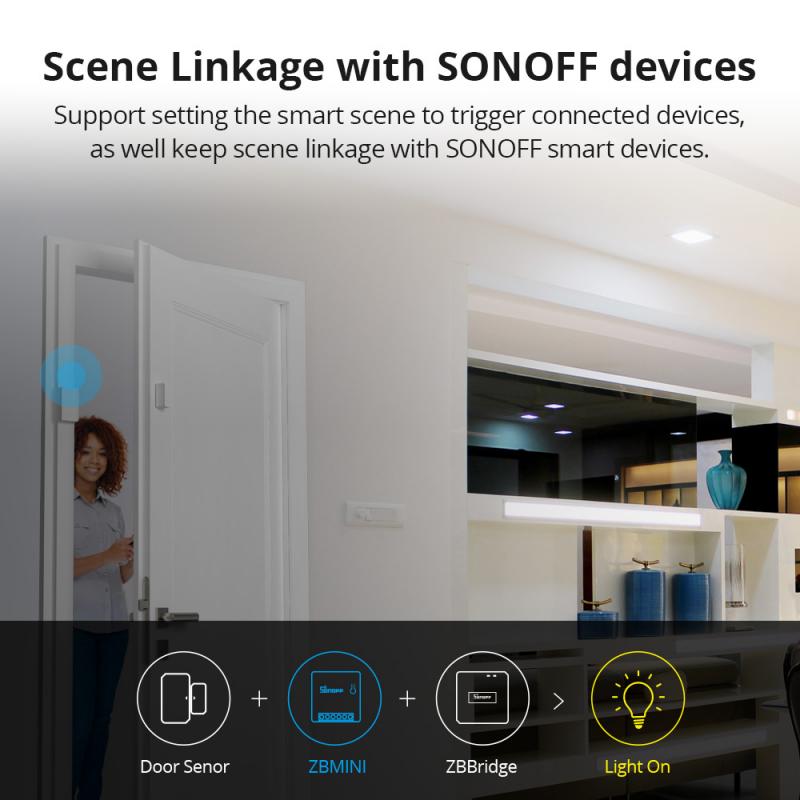 SONOFF ZBMINI Zigbee 3.0 Two-Way Smart Switch APP Remote Control Works With EWeLink Support SmartThings Hub Alexa Google Home