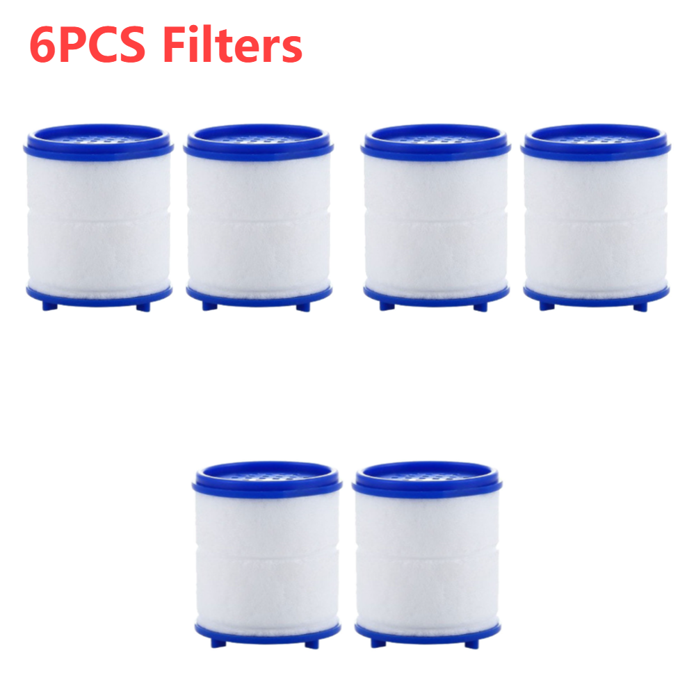 2-40Pc Kraan Waterfilter Element Verwijderen Chloor Zware Metalen Gefilterd Douches Hoofd Filtratie Zuiveraar Verzachten Hard Water: Rood