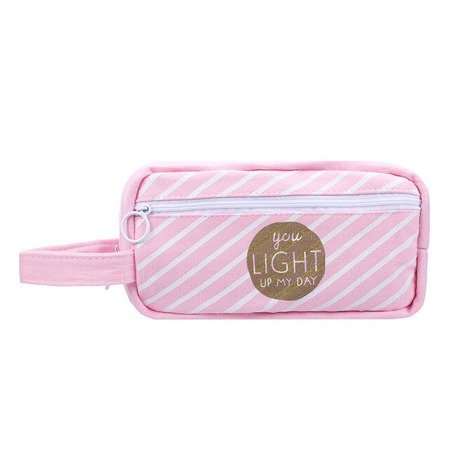 Cartuchera escolar Rosa bonita, bolsa de lápiz de tela, cartuchera de lápices de colores, cartuchera, bolsa escolar para estudiantes, Plumier: Bxie