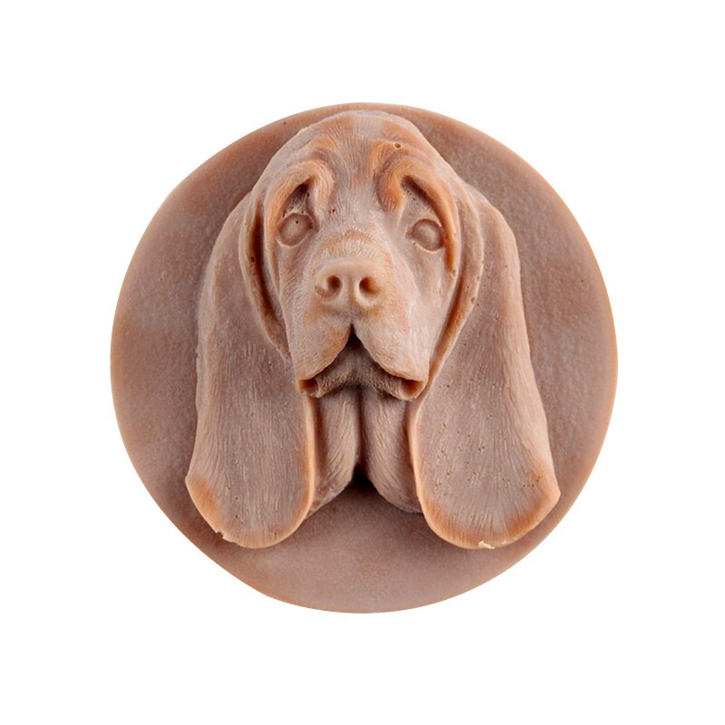 Silikone sæbe skimmel 3d hund form chokolade slik kage diy håndlavet håndværk harpiks ler – Grandado