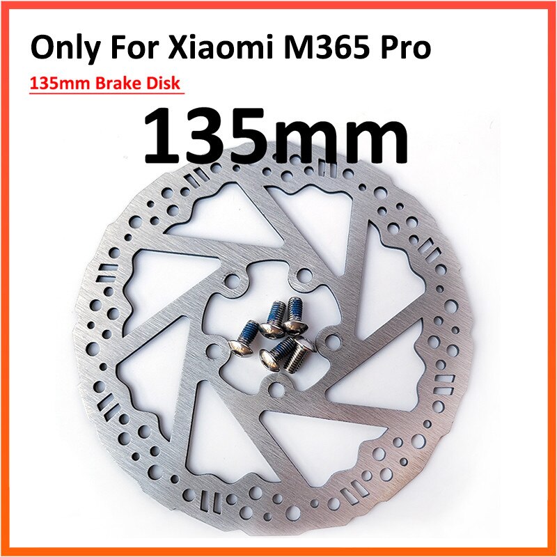 120mm/135mm Disc Brake Rotor Replacement Parts For Xiaomi M365 M365 Pro Electric Scooter With 5 Bolts