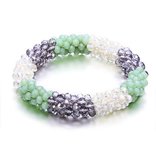 Multicolor Handgemaakte Gehaakte Glas Seed Bead Nepal Boho Armband