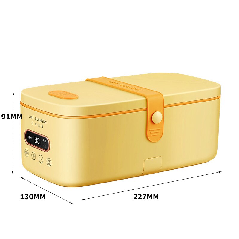 1L Portable Electric Lunch Box 220V Steamer Rice Cooker Home Office Heated Food Warmer Container Meal Thermal 300W