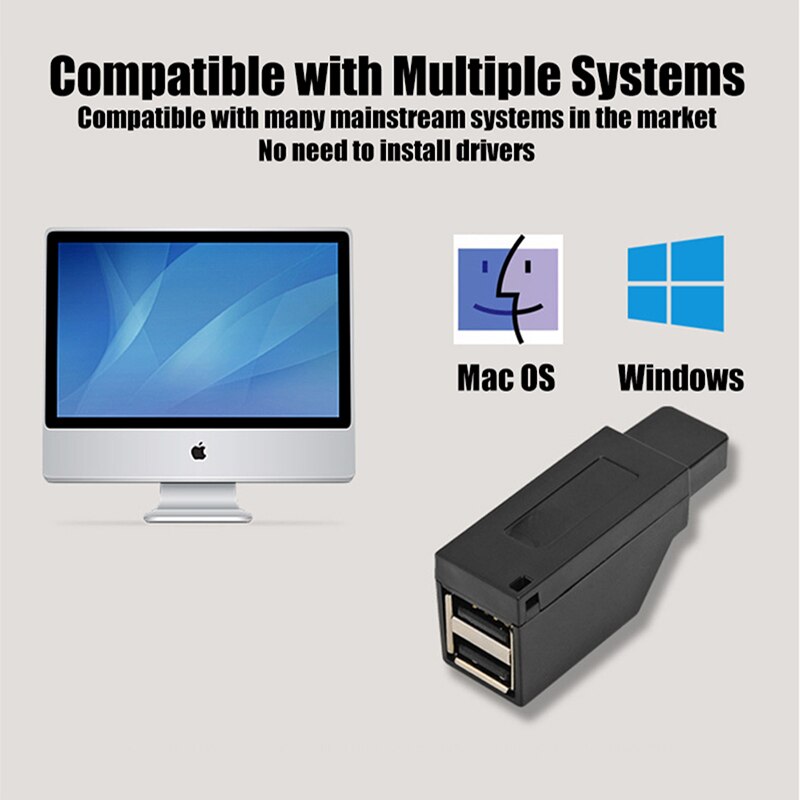 Wireless 3 in 1 USB 3.0 Hub Adapter For PC Laptop Adapter USB 2.0 Charge Hub 3 Ports Notebook Splitter High Speed U Disk Reader