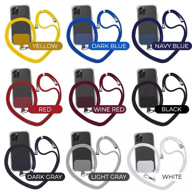 Telefoon Lanyard Verstelbare Afneembare Nekkoord Lanyard Strap Mobiele Telefoon Strap Universele Crossbody Nylon Patch Telefoon Lanyards