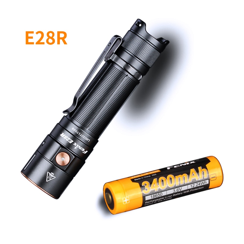 Fenix E28R 1500 Lumen Magnetische Opladen Zaklamp Met 3400Mah Batterij Zaklamp