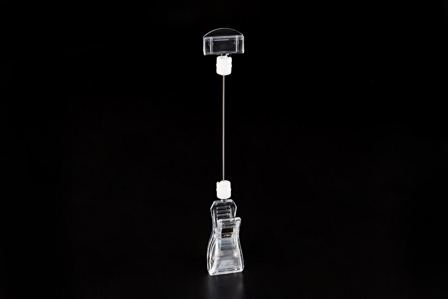 Pop Rotatie Clear Prijskaartje Houder Met Draaibare Clip: B14