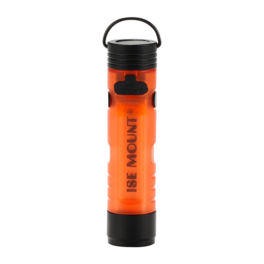 Mini linterna LED para exteriores con gancho magnético, linterna portátil para acampar, carga tipo C, antorcha de bolsillo para tienda de campaña: orange
