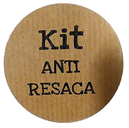 100 etiquetas adhesivas KIT ANTI RESACA