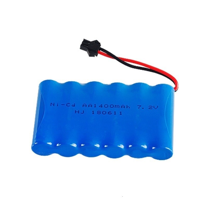 (Modelo M) batería NiCD de 7,2 v 1400mah para juguetes Rc tanques de coches trenes Robot Boat Gun Ni-CD AA 700mah 7,2 v batería recargable 1 Uds