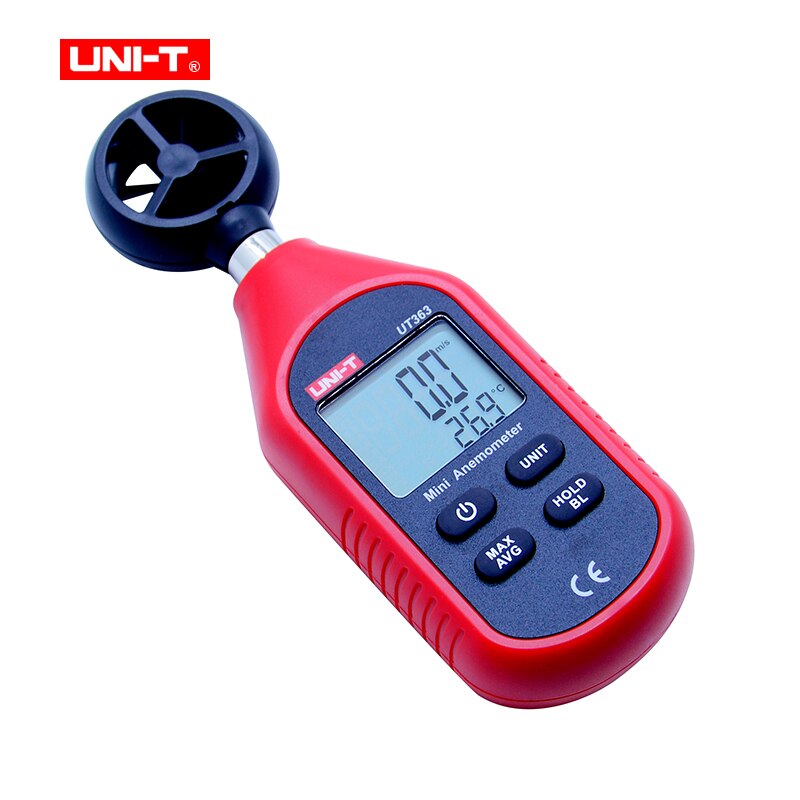 Uni-t mini lysmåler digital luxmeter  ut333 ut353 ut363 ut383 digitalt termometer hygrometer lydniveau meter anemometer: Ut363