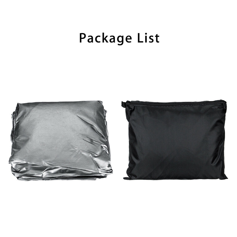 Waterproof Dust Prevention Golf Cart Cover Case for 4 Passenger Golf Carts for Yamaha Club Car EZ-GO Model Silvery