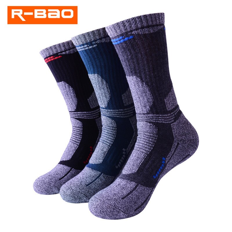 Outdoor Hiking Socks for Men Women Thickened Winter Thermal Sports Socks Moisture Absorption Climbing Skiing Anti-Slip