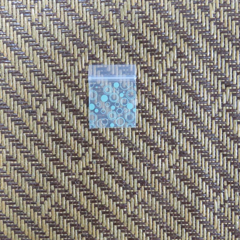 100Pcs Mini Zip lock Bags Cheaper Small Plastic Zipper Bag Ziplock Bag Plastic Packaging Bags Ziplock Pill Packaging Pouches: SKY BLUE