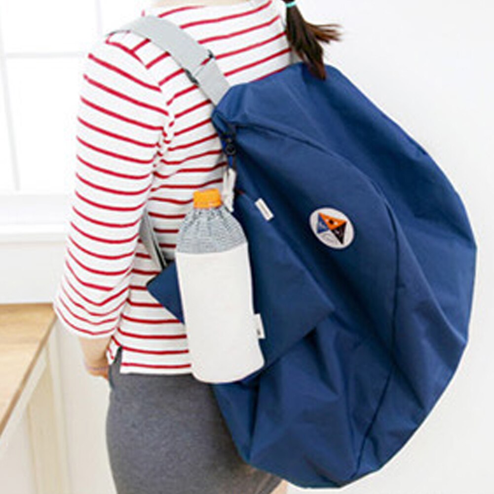 Mochila plegable multifuncional para mujer, bolso escolar para adolescente, único, plegable, de gran capacidad, duradero