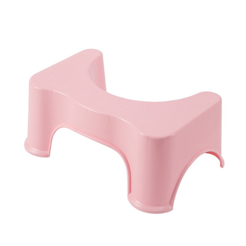Toilet Squatty Step Stool Child Old People Foot Seat Rest Bathroom Potty Squat Aid Helper Anti-slip Heightened Chair 4Colors SW: Pink