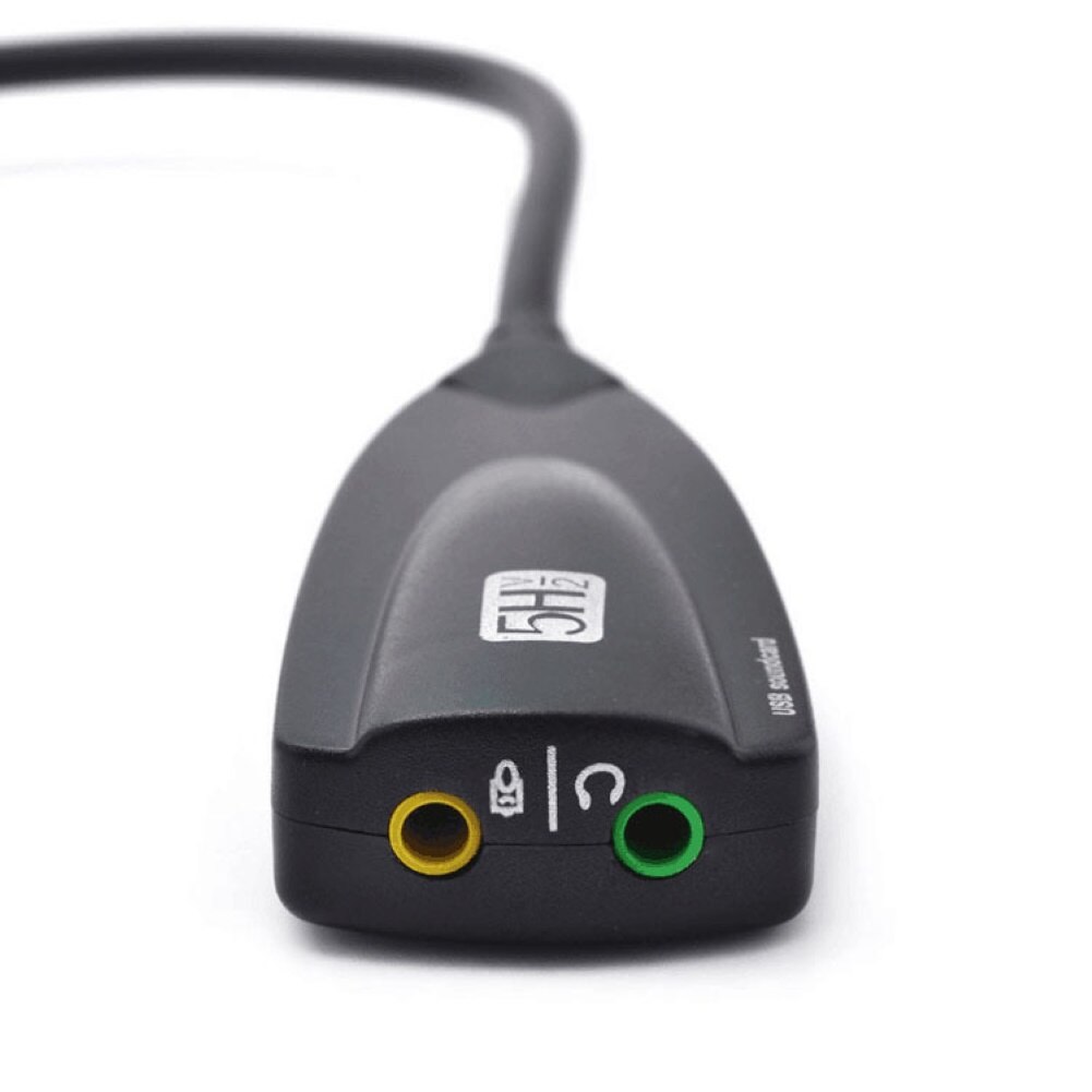 USB Interface External 7.1 Channel USB Sound Card Mic Headphone Adapter Cable for PC Laptop Sound Card