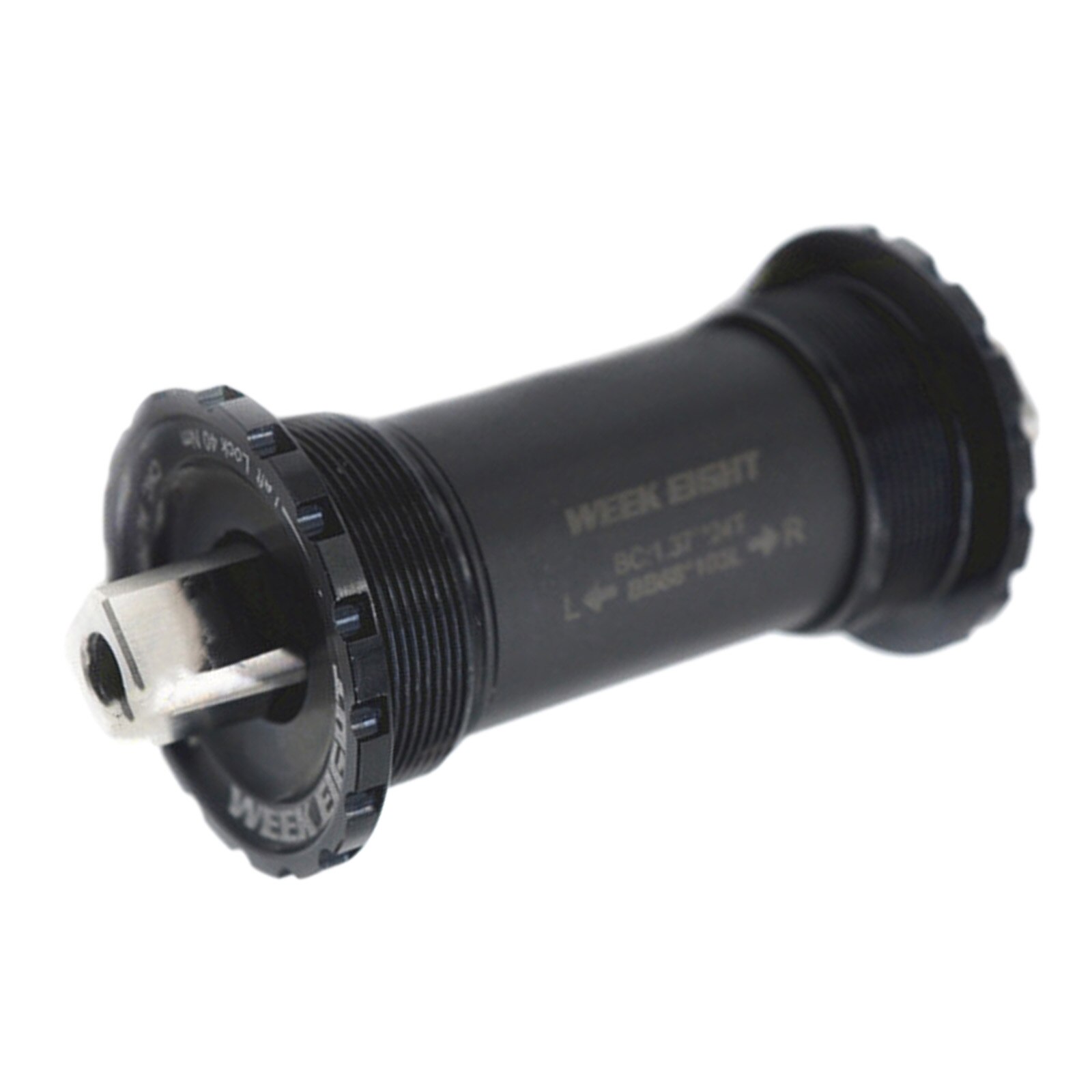 Square Taper Bottom Bracket Black Premium Carbon Steel, 68mm Titanium Alloy Shell Square Tapered for Folding Bikes MTB Parts: 110mm