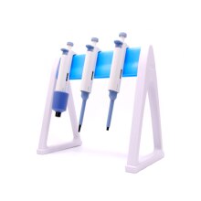 Laboratory Pipette Rack Plastic Linear Stand Common Use A-Shaped Triangle Holds Up to 6 Pipettes