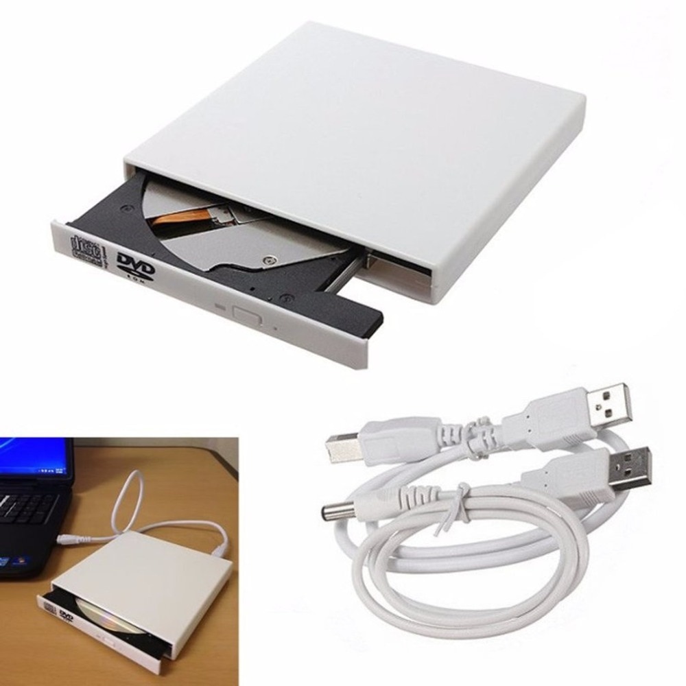 Externe USB 2.0 Drive Brander CD Externe DVD CD Writer Externe DVD-ROM Optische Drive voor Desktop Computer Laptop