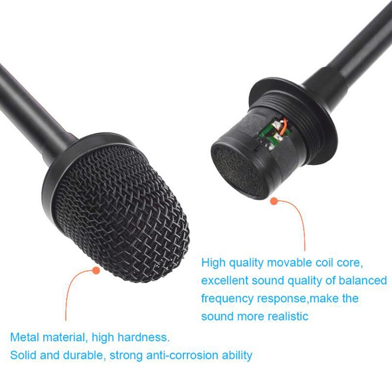 Dynamic DJ Microphone for Mixer Dedicated Disc Shouting Microfone KTV Bar Gooseneck DJ Mic