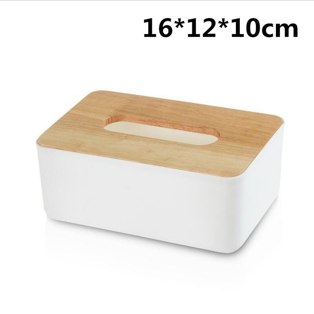 Japanese Tissue Box Wooden Cover Toilet Paper Box Solid Wood Napkin Holder Case Simple Stylish Home Car Tissue Paper Dispenser