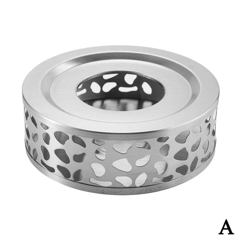 Portable Warmer Tea Holder Durable Steel Candle Warmer Holder Warmer Coffee Base Heating Light Tea Teapot Trivets O1H1 N1D8: Patterned