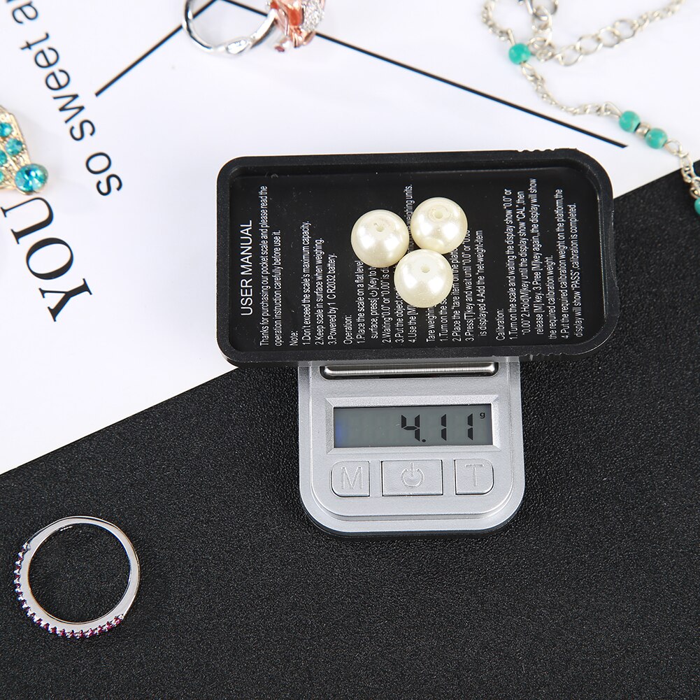 Kitchen Scale Enduring Food Scale Mini Precision Digital Scales 0.01g Jewelry Weight Electronic Scale for Kitchen