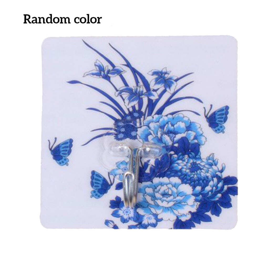 1Pc Sterke Lijm Keuken Wandmontage Haak Naadloze Nail Gratis Sticky Hanger Badkamer Magic Handdoek Haak Badkamer Accessoires: Default Title