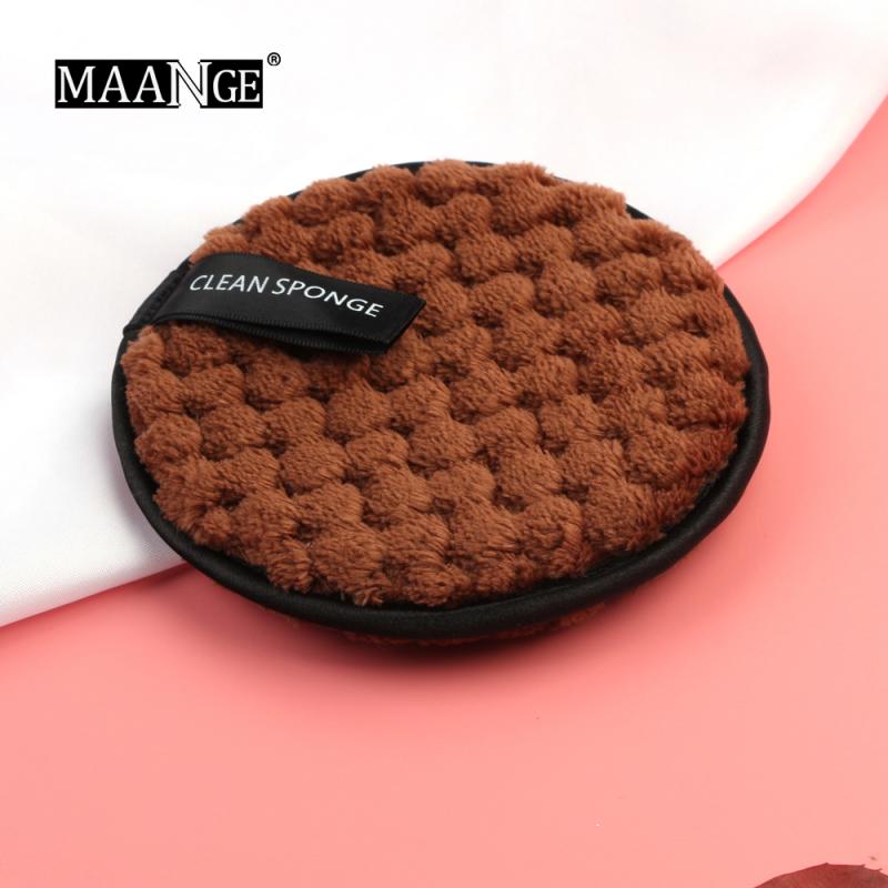 Réutilisable cosmétique bouffée fond de teint poudre bouffée maquillage enlèvement éponge lavage nettoyage coton tampon Facial nettoyant serviettes