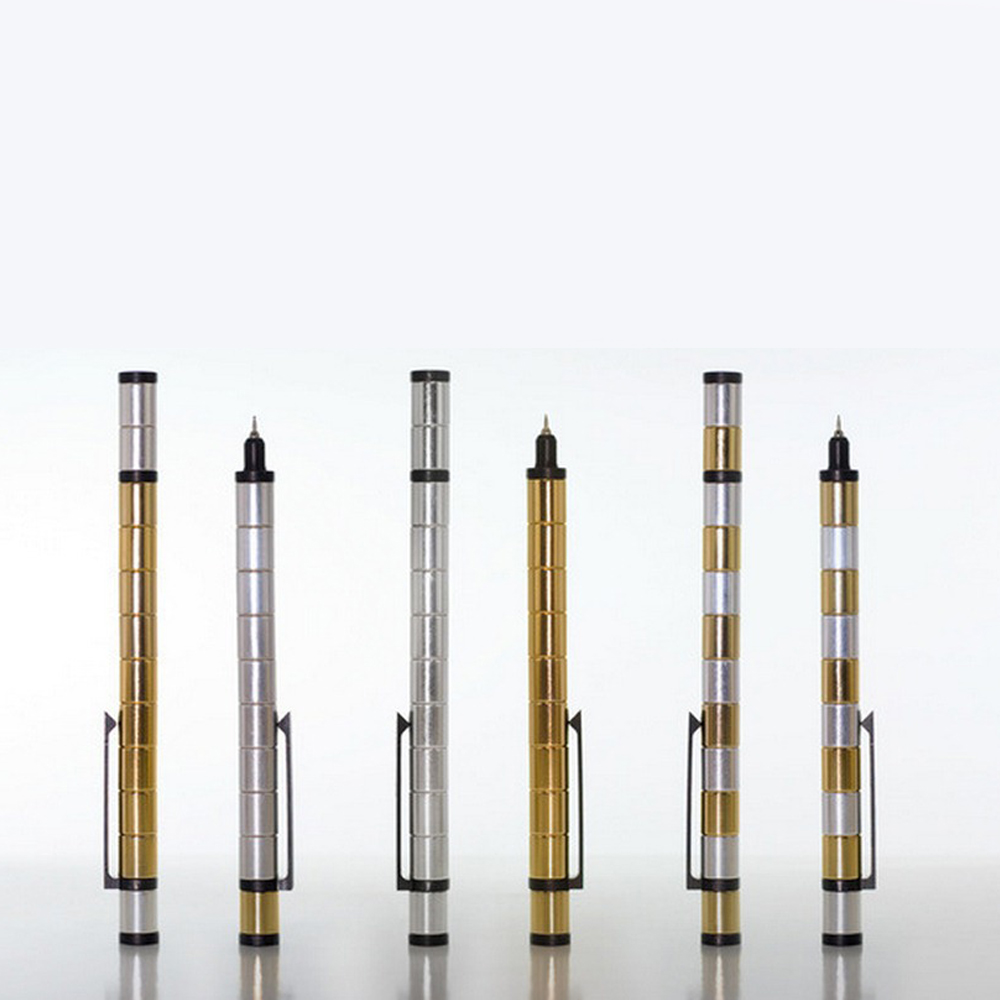Stylo magnétique multifonction à pression, support amusant pour tablette, , aimant en métal,