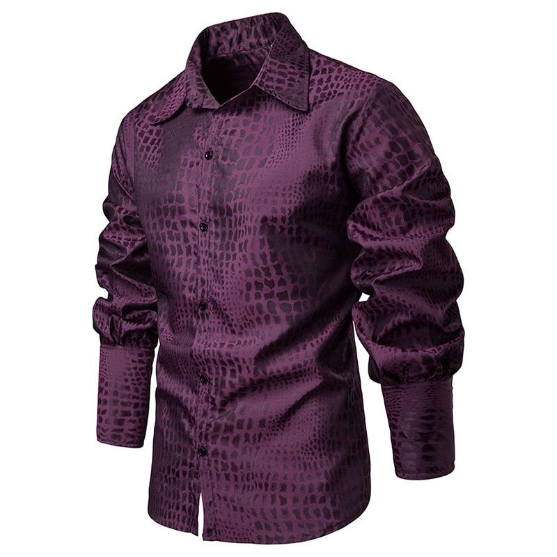 Men Medieval Renaissance Shirt Cosplay Costume Top Tunic Tudor Lacing Up Bandage Long Sleeve Dress Shirt Men Chemise Homme XXL: purple / XXL