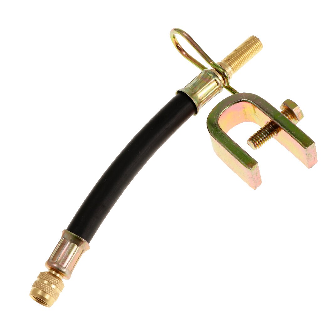 140mm Auto Dual flexibel Reifen Rad Ventil Verlängerung Adapter mit Eisen Clip